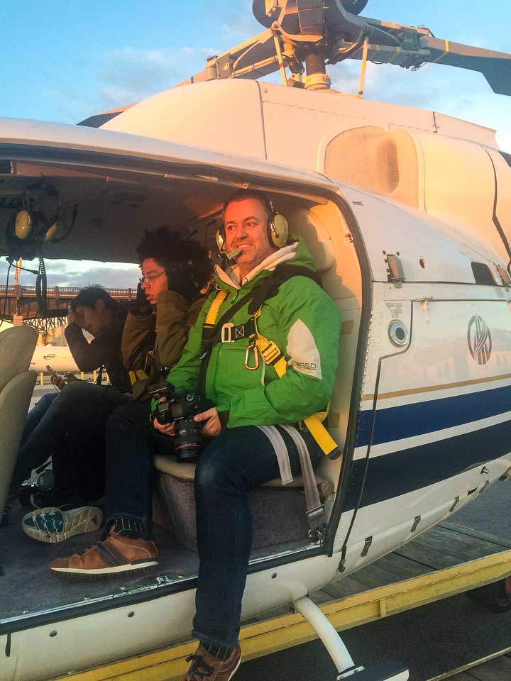 Me getting on board the FlyNYON aircraft