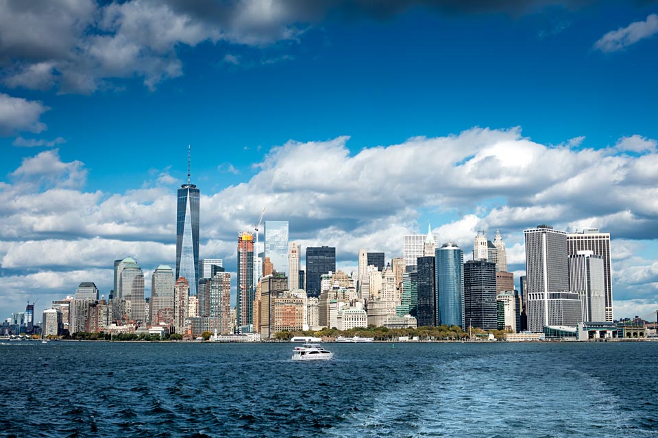 Lower Manhattan with One World Trade Center