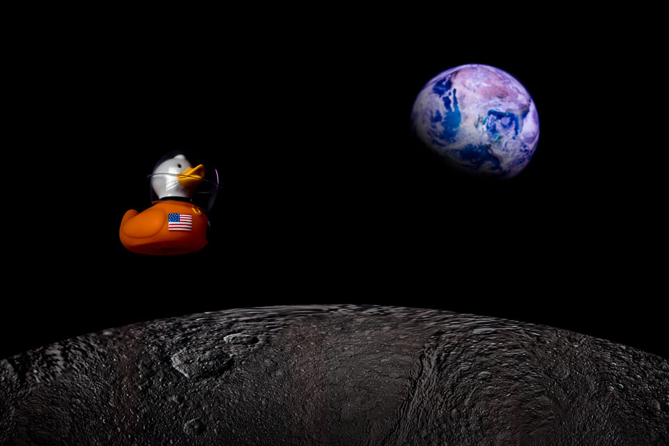 Astro Duckie Pays Tribute To NASA's Apollo 8