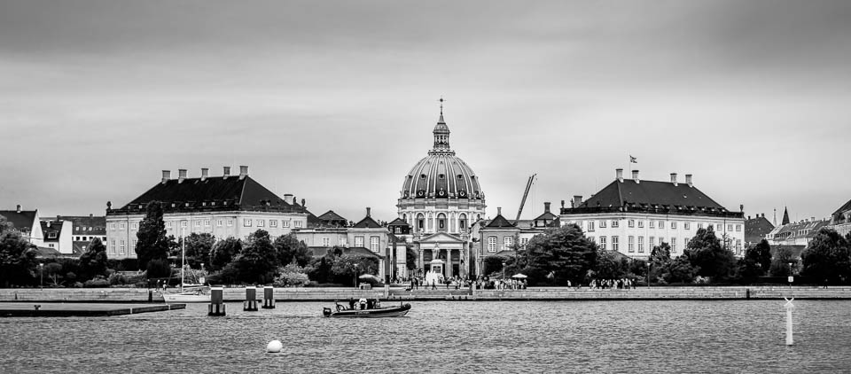 Frederiks Kirke & Amalienborg in Copenhagen, Denmark