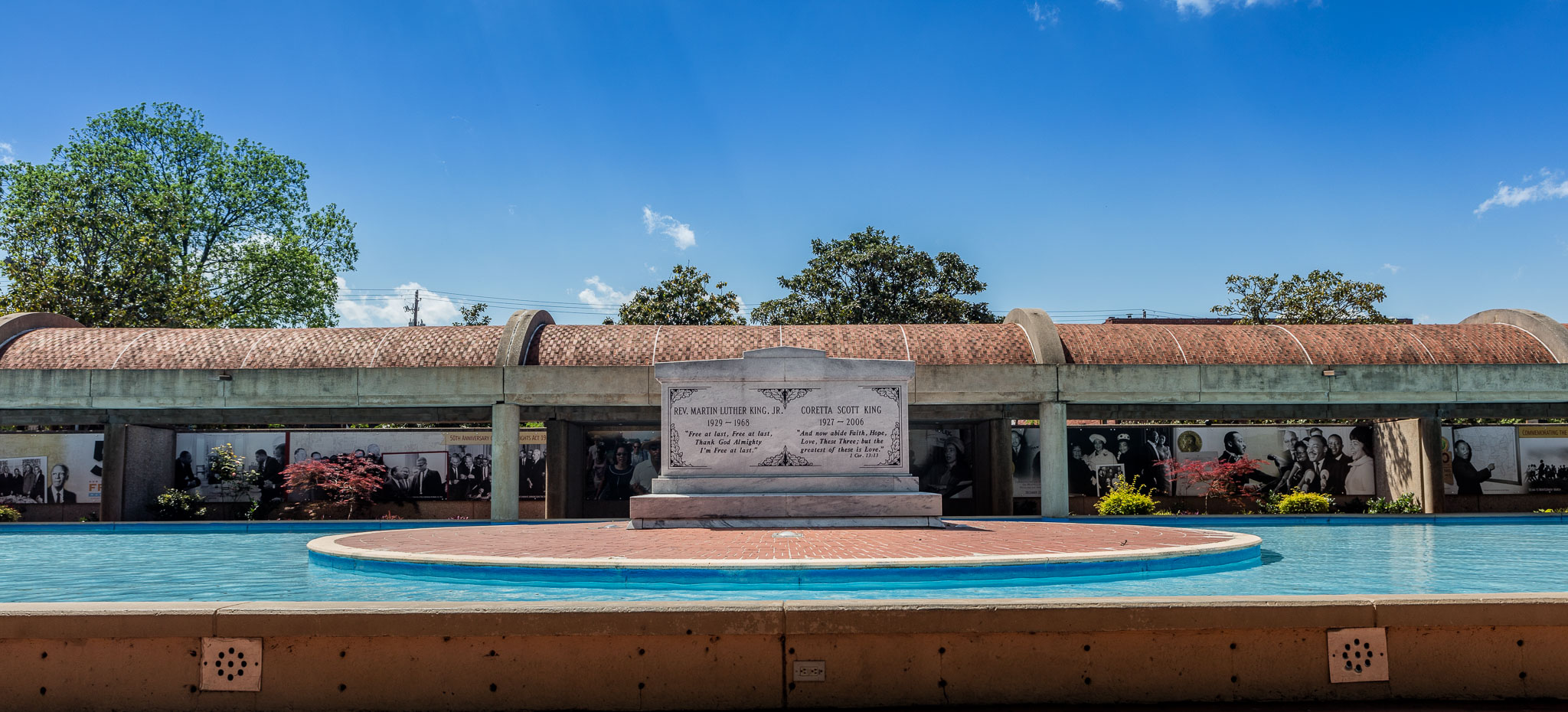 Tomb of Martin Luther King and Wife Coretta Scott King