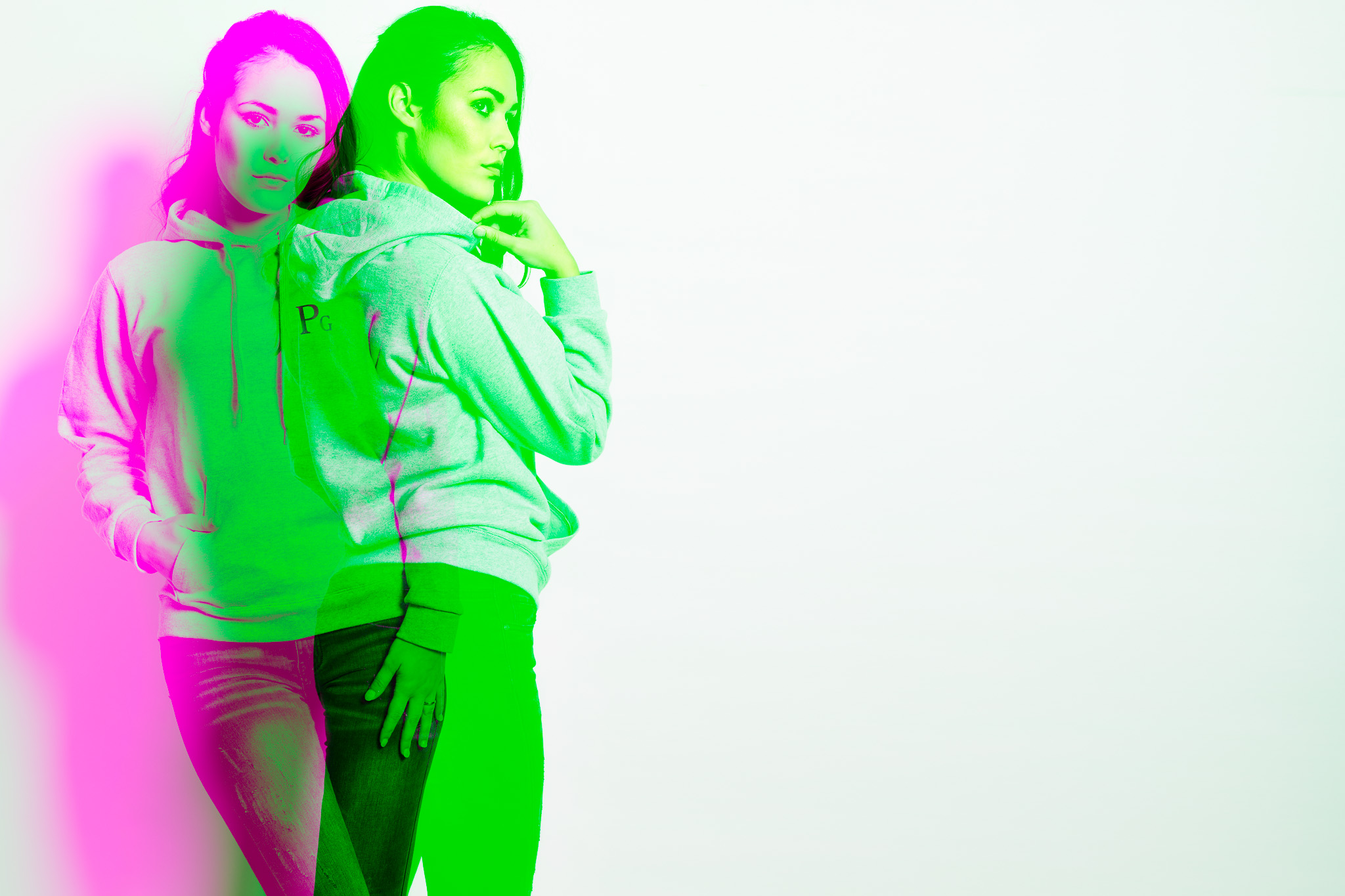 Model Shannety for Physical Gangster - Double Exposure