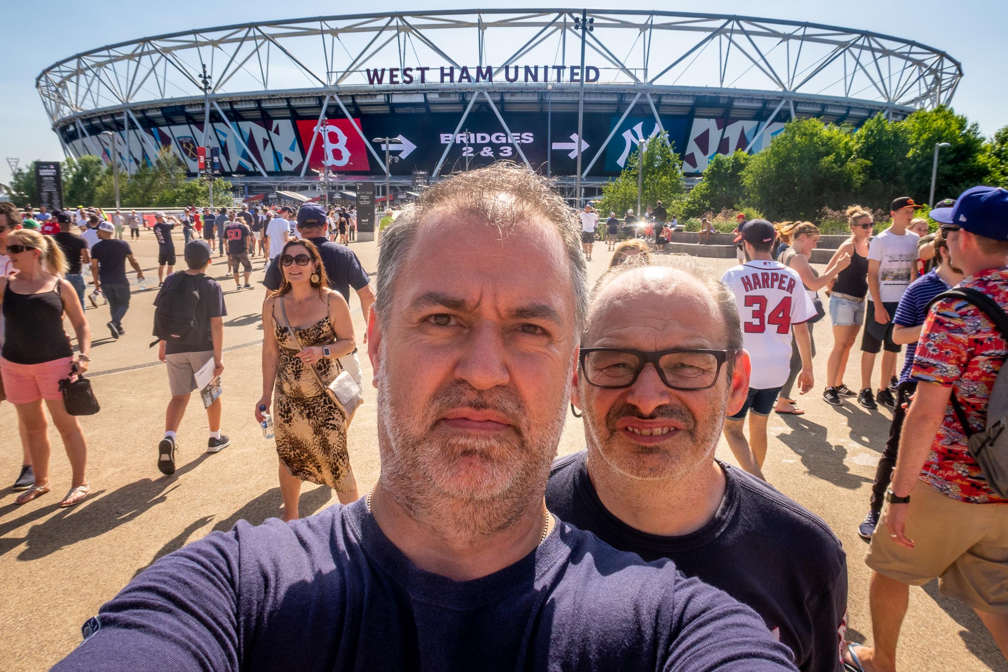 Selfie at the MLB 2019 London Series