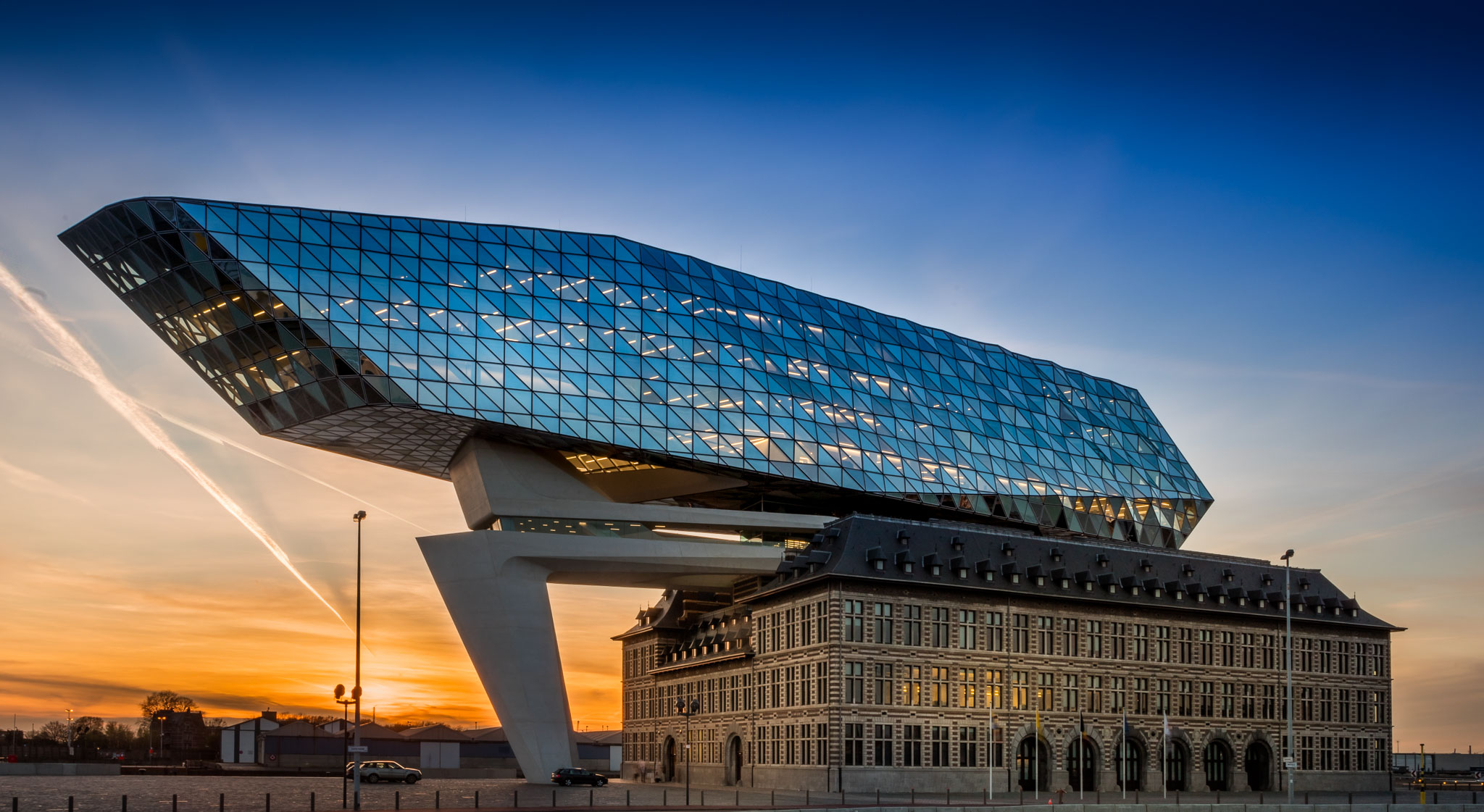 Port House by Architect Zaha Hadid for the Antwerp Port Authority