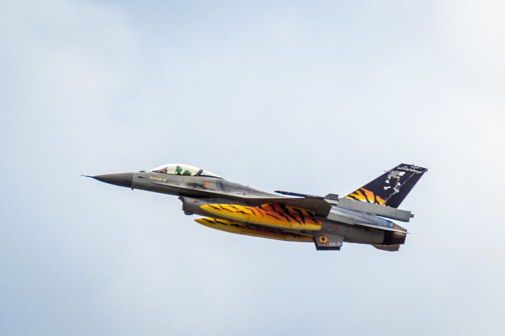 F-16's of the Belgian Air Force 31 Sqn at 2017 Sanicole Air Show