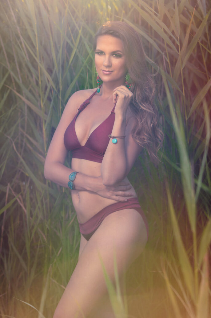 Swimwear with Model Magalie at the Beach