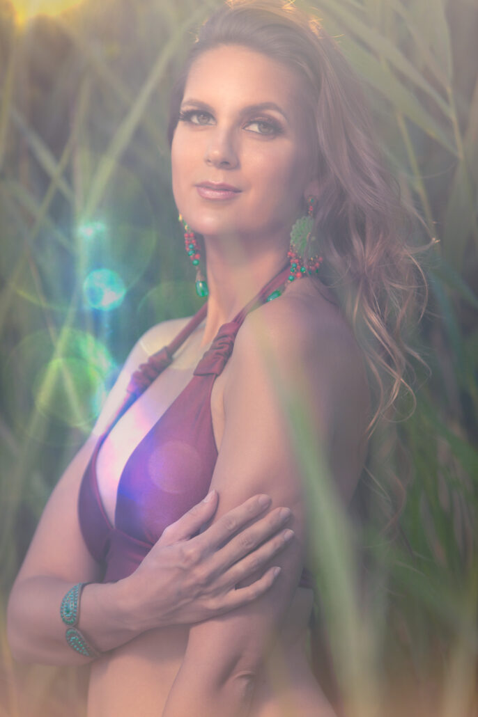 Swimwear with Model Magalie at the Beach