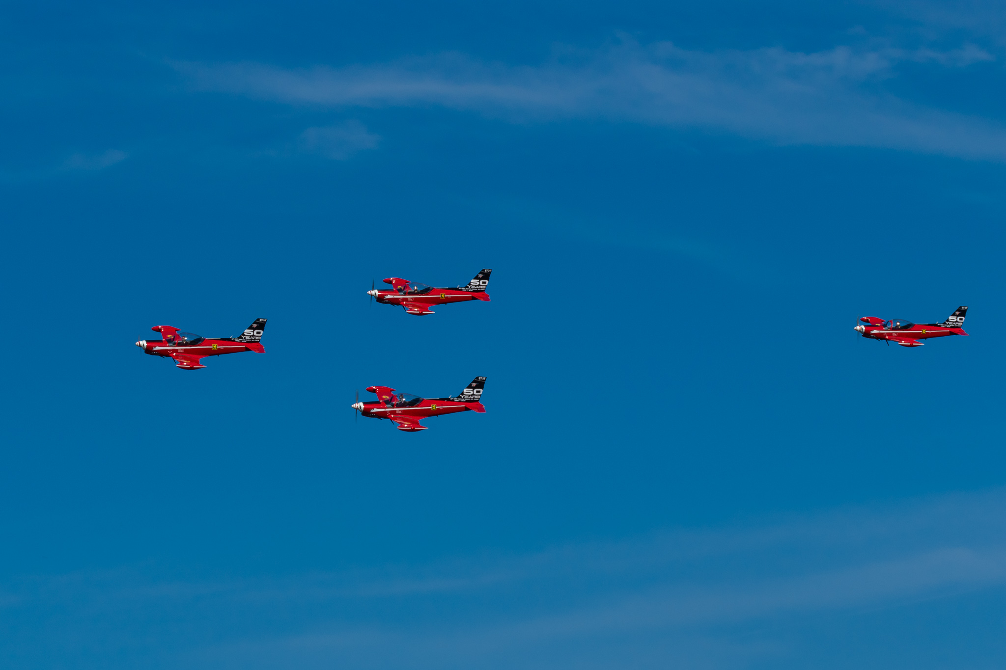 BAF Red Devils Flying SIAI-Marchetti SF.260