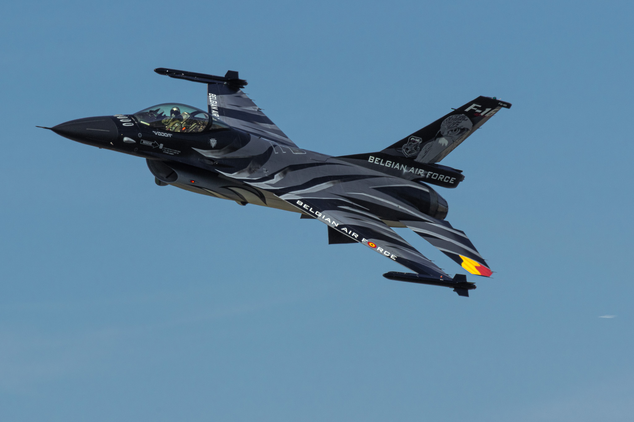 BAF F-16 Solo Display – Dark Falcon