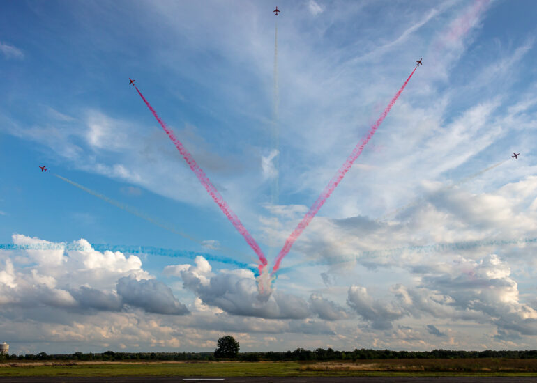 BAE Systems Hawk T1 of the RAF Red Arrows