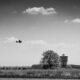 AVRO Lancaster over Sanicole Airfield