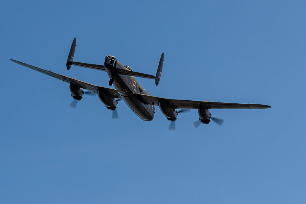 AVRO Lancaster over Sanicole Airfield
