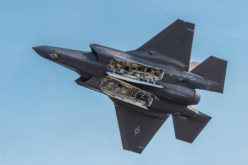 Lockheed Martin F-35 Lightning II Demo from the US Air Force at the 2022 Sanicole Air Show