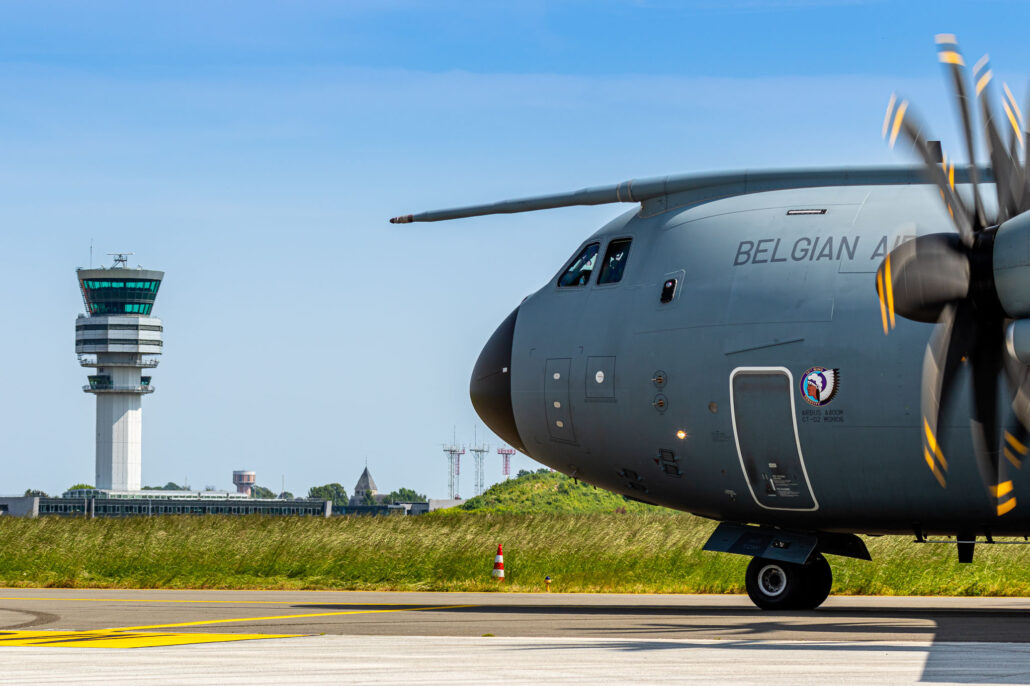 Airbus A400M of 15th Wing Air Transport Belgian Air Force