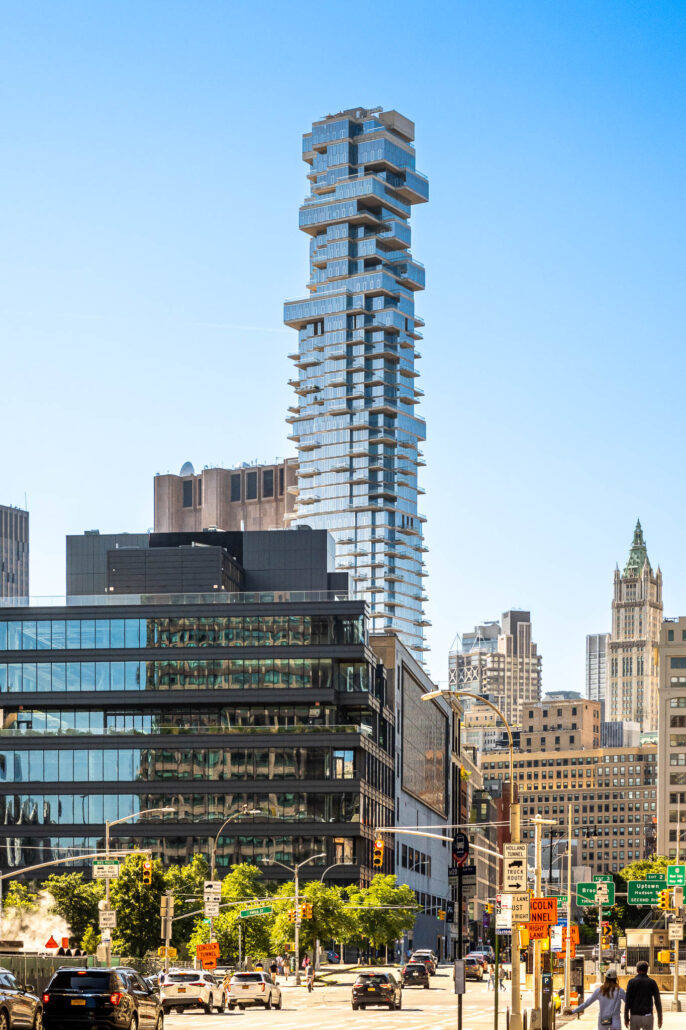 Jenga Tower at 56 Leonard Street, New York, NY
