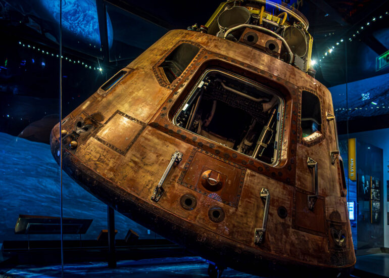 Apollo 11 Command Module at Smithsonian’s National Air and Space Museum